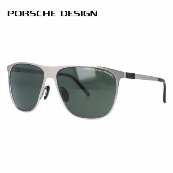 Porsche Design Sunglasses - P'8609-C Silver/Green 58-14-140 - Picture 7 of 13